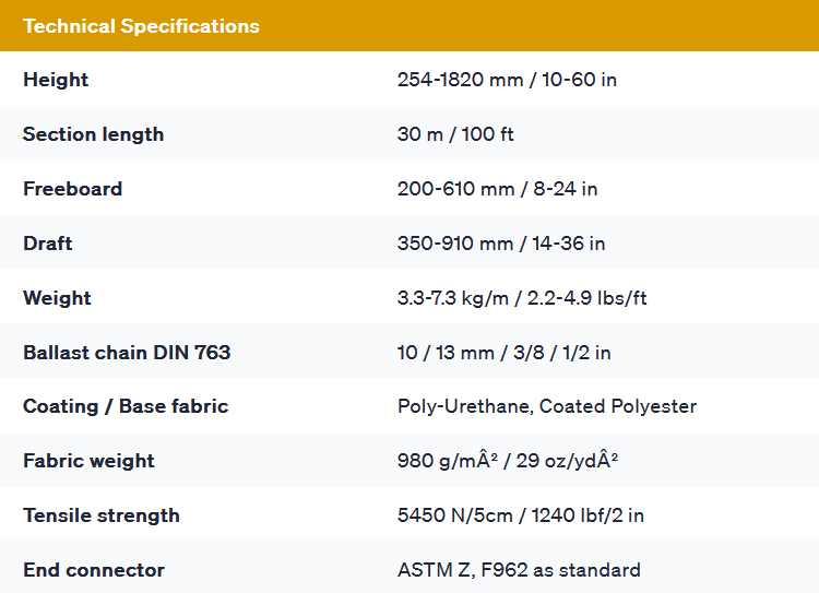 Solid Flotation Boom (SFB)